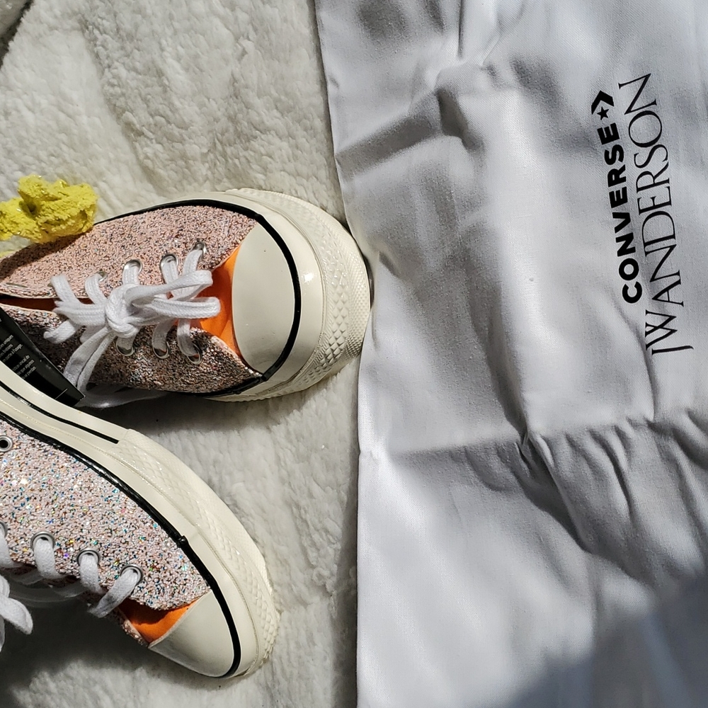 Converse x JW Anderson Sneakers Pink / Orange Sparkle - Picture 6 of 17